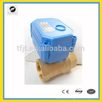 BSP 1'' (25mm) electric motor valve with 3-6V,12V,24V controlled for water,HAVC,air conditional,Heating